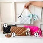 Alcott Scarf Handle Quilted Clutch