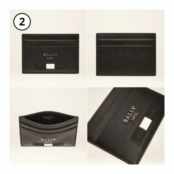 Bally Bhar Card Holder Leather