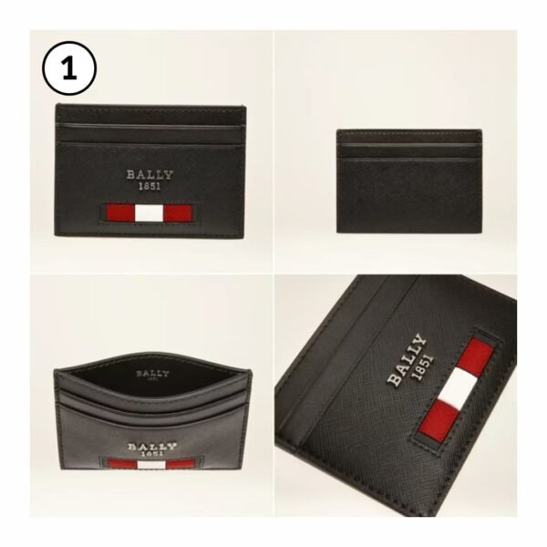Bally Bhar Card Holder Leather