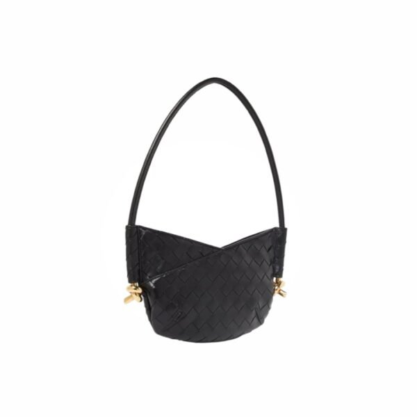 Bottega Veneta Solstice Shoulder Bag in Intrecciato Leather