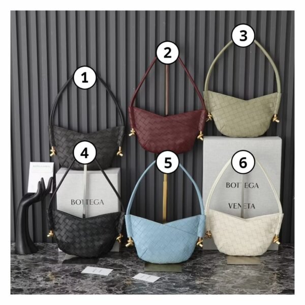 Bottega Veneta Solstice Shoulder Bag in Intrecciato Leather