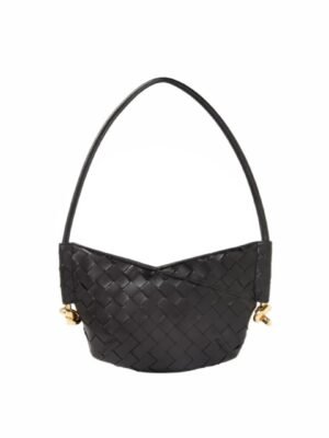 Bottega Veneta Solstice Shoulder Bag in Intrecciato Leather