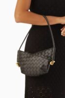 Bottega Veneta Solstice Shoulder Bag in Intrecciato Leather