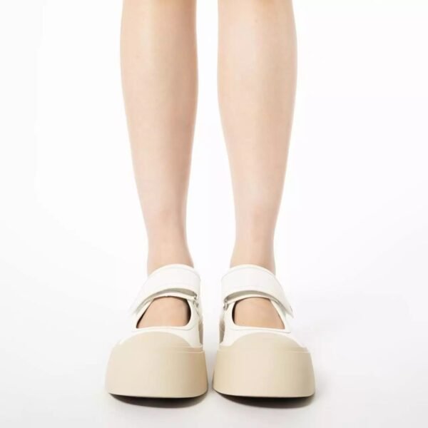 Mary Jane Nappa Leather Sneakers