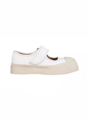 Mary Jane Nappa Leather Sneakers