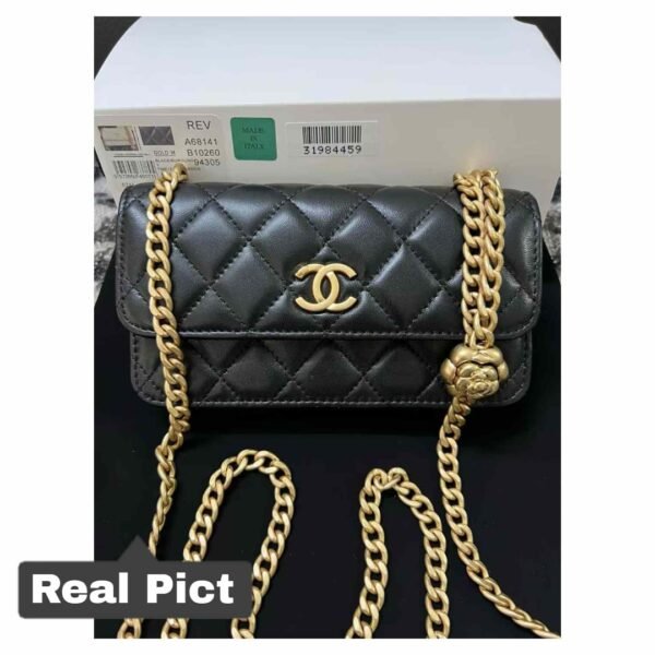 Chanel Lambskin Quilted Sweet Camellia Flap