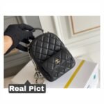 Chanel 24 P Mini Backpack Quilted Caviar