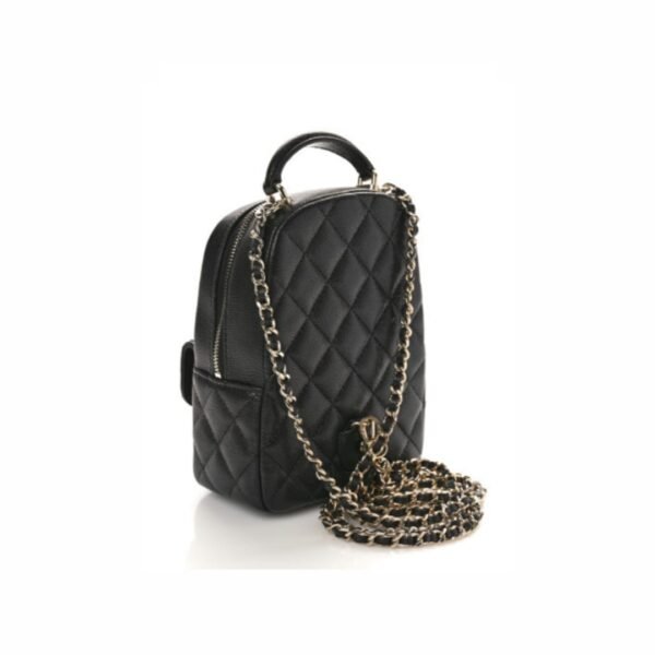 Chanel 24 P Mini Backpack Quilted Caviar