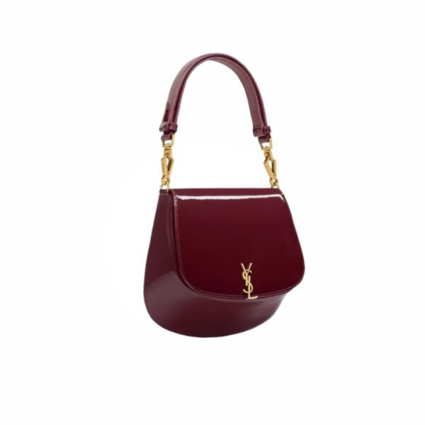Yves Saint Laurent Voltaire Top Handle In Patent Leather