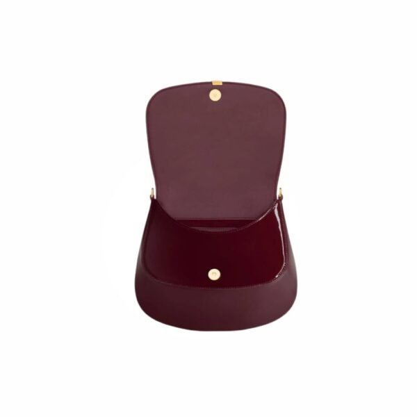 Yves Saint Laurent Voltaire Top Handle In Patent Leather