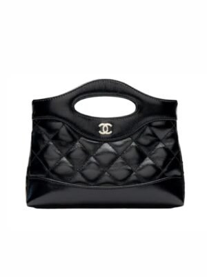 Chanel C31 Nano Purse with Chain Lambskin Leather