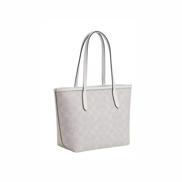 Coach Mini City Tote In Signature Canvas
