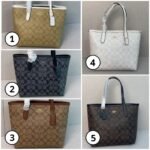 Coach Mini City Tote In Signature Canvas