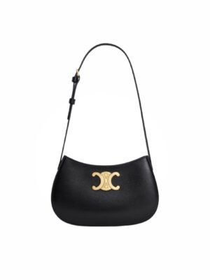 Celine Medium Tilly Bag In Shiny Calfskin
