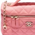 Chanel Grainy Calf Leather & Gold Metal AP4407