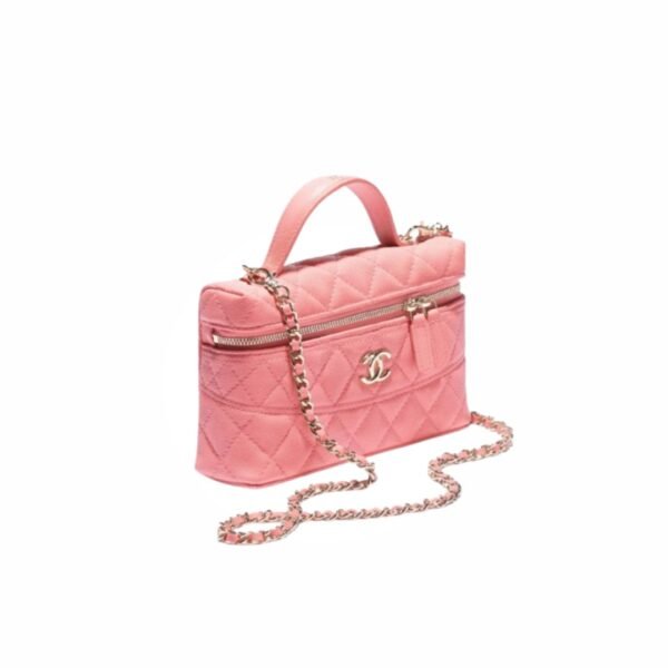 Chanel Grainy Calf Leather & Gold Metal AP4407