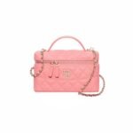 Chanel Grainy Calf Leather & Gold Metal AP4407