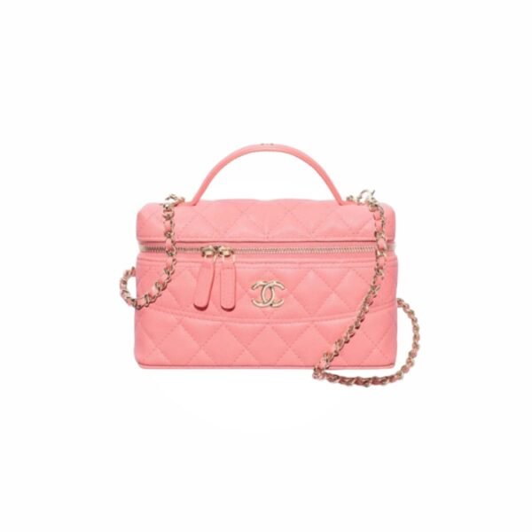 Chanel Grainy Calf Leather & Gold Metal AP4407
