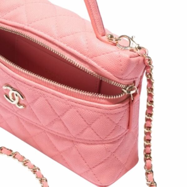 Chanel Grainy Calf Leather & Gold Metal AP4407