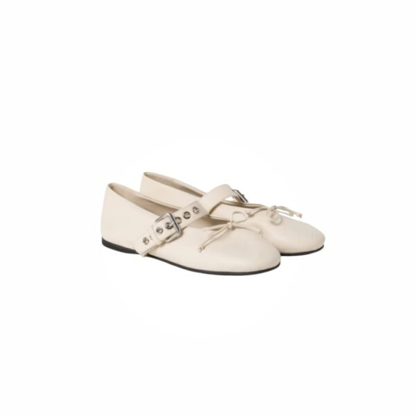 Miu Miu Leather Ballerinas Smooth Leather