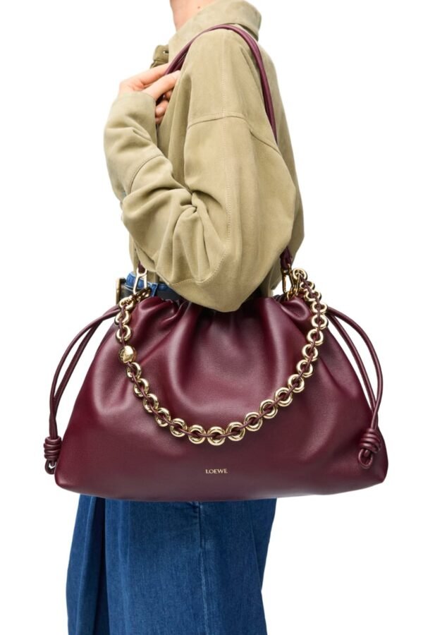 Loewe Large Flamenco Purse In Mellow Nappa Lambskin