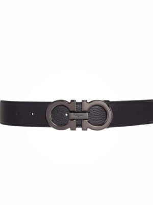 Salvatore Ferragamo Gancini Reversible And  Adjustable Belt