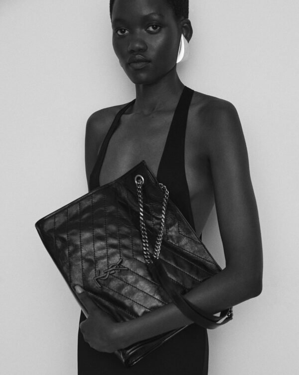 Yves Saint Laurent Niki Shopping in Vintage Leather