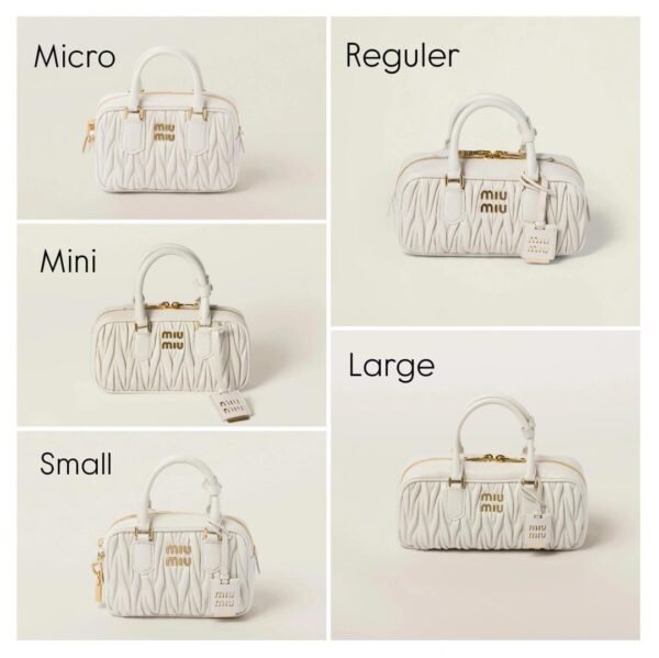 Miu Miu Arcadie Matelasse Nappa Leather Bag