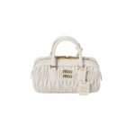 Miu Miu Arcadie Matelasse Nappa Leather Bag