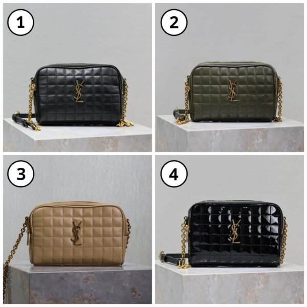 Yves Saint Laurent Cassandre Matelasse Carre Camera Bag In Lambskin