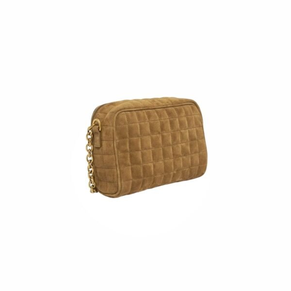 Yves Saint Laurent Cassandre Matelasse Carre Camera Bag In Suede