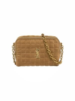Yves Saint Laurent Cassandre Matelasse Carre Camera Bag In Suede