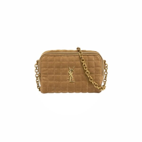Yves Saint Laurent Cassandre Matelasse Carre Camera Bag In Suede