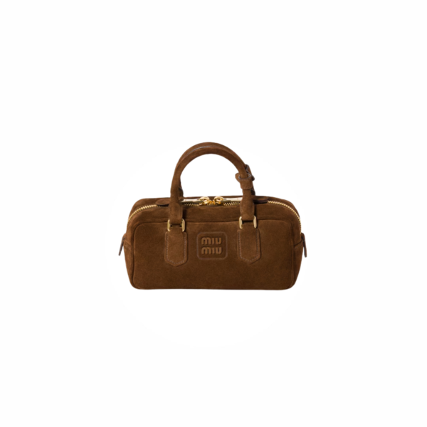 Miu Miu Arcadie padded Suede Top Handle Bag