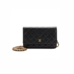 Chanel Quilted Caviar Wallet on Chain