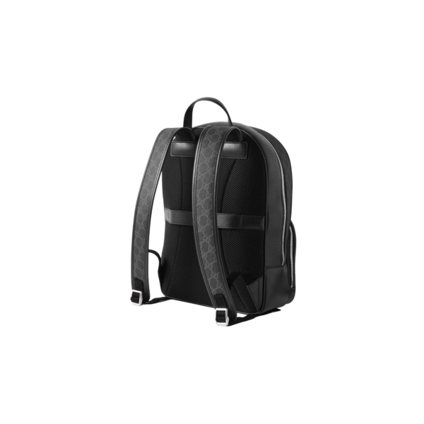 Gucci Logo Appliqued Monogrammed Supreme Coated Canvas And Leather Backpack