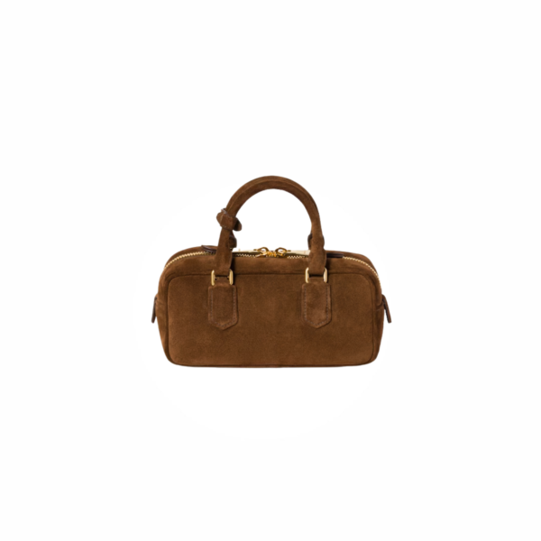 Miu Miu Arcadie padded Suede Top Handle Bag