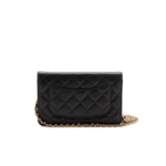 Chanel Quilted Caviar Wallet on Chain