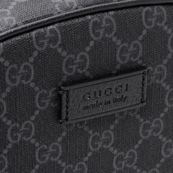 Gucci Logo Appliqued Monogrammed Supreme Coated Canvas And Leather Backpack