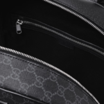 Gucci Logo Appliqued Monogrammed Supreme Coated Canvas And Leather Backpack