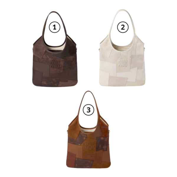 Miu Miu Ivy leather patchwork bag