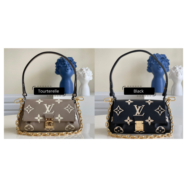Louis Vuitton Favorite Bicolor Monogram Empreinte Leather