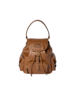 Miu Miu From The Runway Leather Backpack