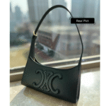 Celine Smooth Calfskin Cuir Triomphe Shoulder Bag