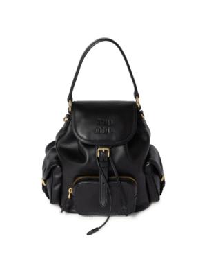 Miu Miu From The Runway Leather Backpack