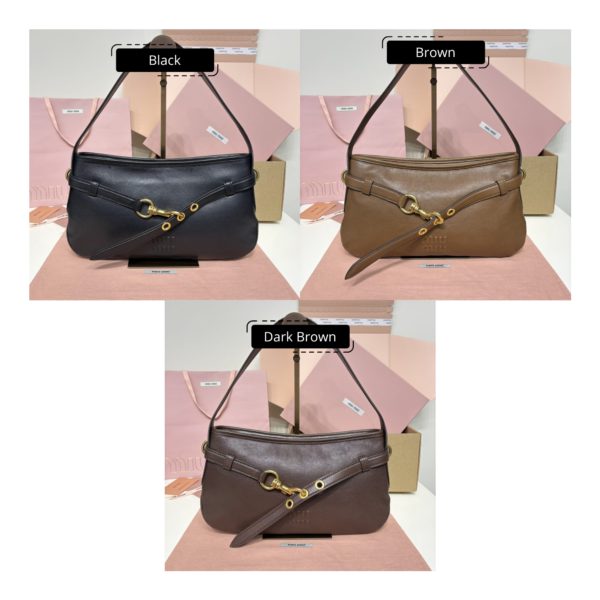 Miu Miu Aventure Nappa Leather Bag Reguler