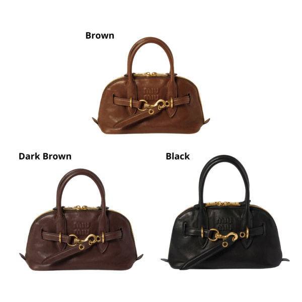 Miu Miu Aventure Nappa Leather Bag