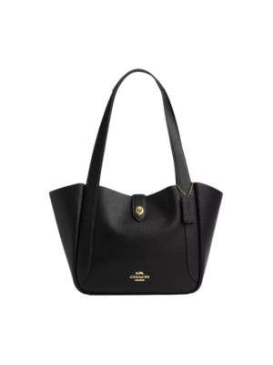 Coach Hadley Turnlock Leather Tote Bag