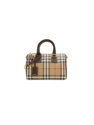 Burberry Mini Check Bowling Bag