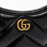 Gucci GG Marmont Small Leather Shoulder Bag Black